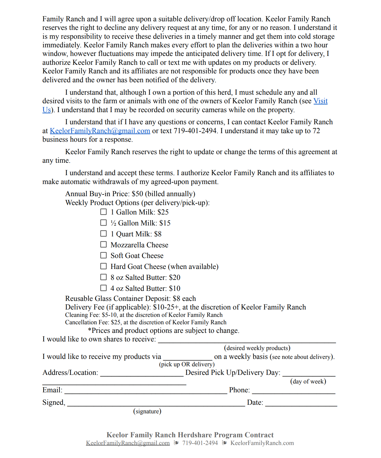 Herdshare Membership